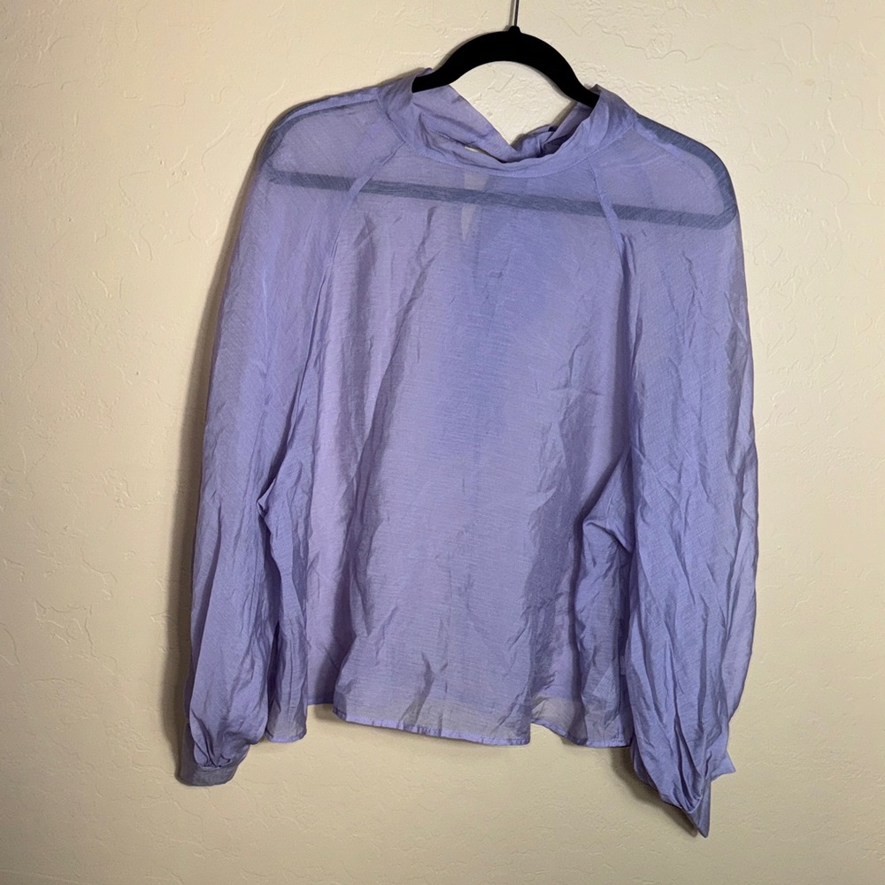 Sheer Lavender Blouse